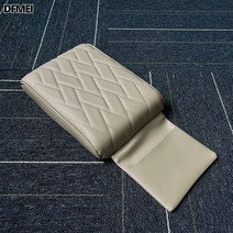 카 팔걸이 케이스 보호 매트 카센타 키높이 패드 핸들 센터 메모리폼 범용 인테리어, 클래스A나파가죽[일곱라인]포켓, 베이지