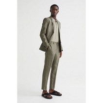 H&M 에이치앤엠 슬림핏 린넨 수트 팬츠 슬랙스 정장 바지 트라우저s 128626
