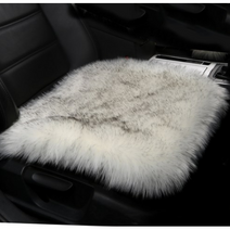 차량용방석 자동차시트 겨울용 플러시 3벌세트 등받이 X양털 방석타입식 보온 차량식 한폭 두꺼운, T13-진빨강