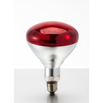적외선전구 적외선램프 IR램프 250W (열전구 의료용/동물보온용) [국내유일생산] [히트플러스], 250W BR125/빨강