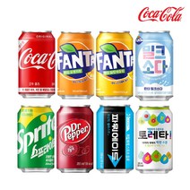 코카콜라 355ml 뚱캔모음 음료기획 환타 오렌지 파인 포도 밀크소다 닥터페퍼 파워에이드 스프라이트 업소용 편의점음료 캔음료 배달용 사무실 가정용 식자재, 코카콜라12개+환타파인12개