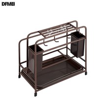 DFMEI 스텐 선반 칼걸이 주방 다용도, 편철 테이블 나이프 홀더 왜건