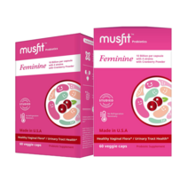 머스핏 클리어런스 페미닌 유산균 크리스찬한센균주 함유100억 락토바실러스 60캡슐 2세트