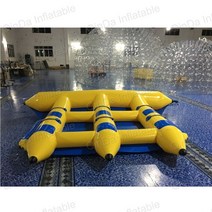 플라잉피쉬보트플라잉보드플라잉보트바나나보트물놀이보트바나나고무보트고무보트플라잉피쉬보드 흥미로운 물 게임 수상 스포츠 장비의 풍선 비행 바나나 보트 성인 물고기