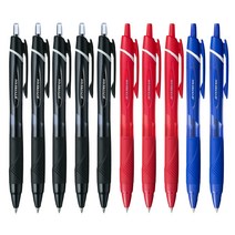 유니 제트스트림 단색 볼펜 혼합 10개 (블랙 5개 레드 3개 블루 2개), 0.7 혼합 (SXN-150-07 흑5 적3 청2)