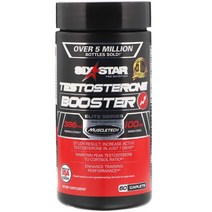 Six Star 식스 스타 엘리트 시리즈 테스토스테론 부스터 칼슘 Elite Series Testosterone Booster 60정, 1개