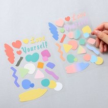 포인트 업! 리무버블 스티커 : 원하는 곳에 붙였다 떼었다! 아무렇게나 붙이기만 해도 예뻐요!, 옵션선택, 7. 로맨틱 마블링 러브