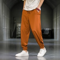 여름 냉장고 얇은 다크 스트라이프 원단추 캐주얼 조거 하늘비즈 C31 N815X858