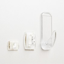 투명 벽걸이 후크 아이방인테리어 아이디어상품 고리, 미니 20입