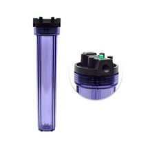 [FH-C50812]언더씽크 카트리지하우징 투명하우징 508mm 15A(1/2), 없음