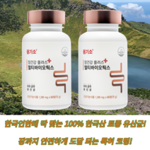 한국인 맞춤 프로 프리 포스트 신 바이오틱스 김치 한국인 장 유래 유산균 60정 2개