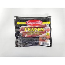 슈가데일 후랑크 소세지 저염 454g 24개입 업소용 부대찌개 재료 핫도그 캠핑요리 BOX