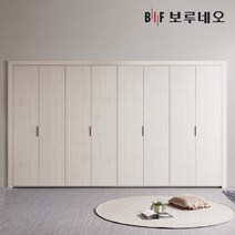 보루네오 이노 여닫이 붙박이장 360cm, 애쉬오크 360cm