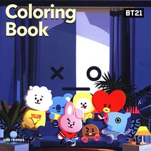 BT21 컬러링북, 대원앤북, LINE FRIENDS 편집부