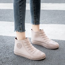 패션 여성 숏 레인부츠 미끄럼 방지 발목장화