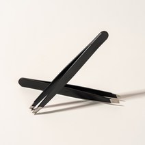 셀프천사 속눈썹 베이직 집게 핀셋 족집게, 블랙