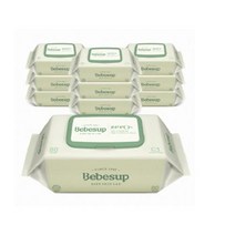 베베숲 저자극 제로 물티슈 캡형, 37팩, 80매