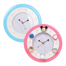 디즈니 썸썸 DIY 피규어 벽시계, 블루_올라프