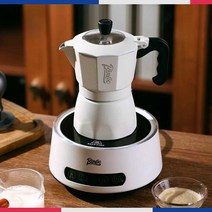 커피머신 인테리어 가정용 드롱기 원두 그라인더, 흰색+여과지+분말분배기+전기그라인더