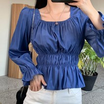 코지일이삼 코지23 여자 러블리 프릴 고급스러운 디자인 청아한 블라우스 (8053187)