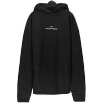 메종 마르지엘라 로고 후드 스웨트셔츠 S50GU0167 S25503 962 BLACK [MSC041bk]