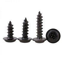 나사 볼트 도구100 개몫 M2 M2.5 M3 M4 PWA 블랙 필립스 셀프 태핑 패드, M2.6, 4mm