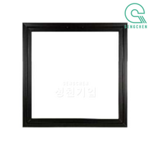 금강산업 알루미늄 컬러 점검구(나사형)(450mm) (1BOX=10EA), 반광, 블랙