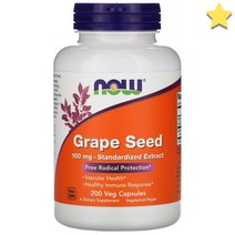 나우푸드 포도씨 추출물 100mg 베지 200정, 1개, 기본