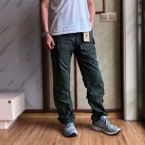 KITANICA 야외 전술 바지 멀티 포켓 바지 느슨한 작업복 위장 바지 신제품