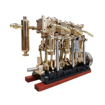 모델 선박 적합한 3기통 증기 엔진 모델 2기통 증기, 세 개의 실린더