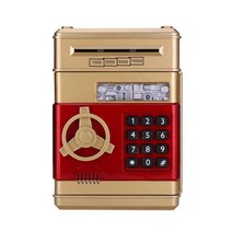 비상금 책금고 소형 여행용 비밀상자 가정용 시크릿박스 사무실 차량용 전자 돼지 저금통 atm password money box 현금 동전, 하얀