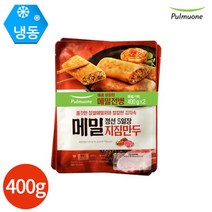 풀무원 정선 5일장 메밀 지짐만두 400g x 2봉, 2개