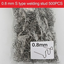 휴대용 가정용 용접기 레이저 아크 스팟 전기 용접기 500pcs 0.60.8mm 핫 스테이플러 스테이플 웨이브 수리 스테이플 자동차 도구 플라스틱 컷 용접 기계 웨이브 스테이플, c