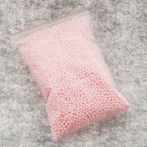 넘버원몰 3mm 스치로폼 알갱이 핑크 (약 5g) (TD), 본상품, 상세페이지 참조, 상세페이지 참조