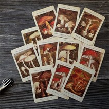 빈티지 다이어리 빈티지 버섯 일러스트 스티커 여행 저널 공예 종이 카드 스북 일기 앨범 장식, 한개옵션0
