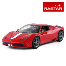 라스타 1:14 페라리 458 스페치알레 컨버터블 RC카 레드, 단품