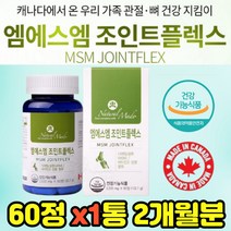 엠에스엠 관절 뼈 건강 비타민D 상어 연골 글루코사민 MSM 초록잎홍합 추출물 보스웰리아 히알루론산 콜라겐 허리 어깨 목 팔 다리 목 손가락 발가락 통증 기능 유지 관리 노년 장년