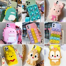 갤럭시 M23 M236 버디2 캐릭터 동전지갑 실리콘 젤리 휴대폰 케이스