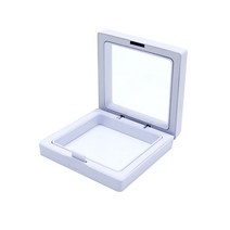 아크릴 박스 주문제작 레고 보관통 토미카 정리함 케이스 피규어 진열장3D 플로팅 디스플레이 케이스 스탠, 01 white_02 9x9cm