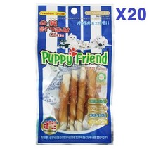 퍼피프랜드 숯불치킨껌 강아지간식 맛보기상품, 100개, 35g
