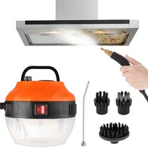 스팀 청소기 고압 업소용 소형 2800W 청소 기계 3 브러쉬 대용량 휴대용 기선 부엌 소파, 14.Orange - 미국 - 220V