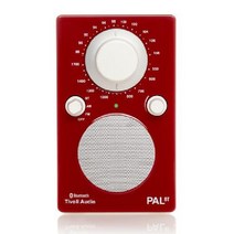 티볼리 오디오 Tivoli Audio Tivoli PAL BT Glossy Red [블루투스 무선 기술 탑재 휴대용 내후성 AM / FM 모노럴 라디오 스피커], 단일