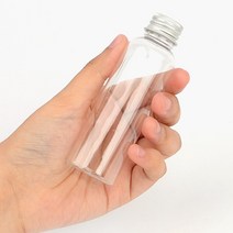 바이아트몰 병뚜껑 투명 플라스틱 원형 미니 공병 용기 여러가지 활용가능한 크기 악세사리 약보관 쥬얼 소품 시료 보관함