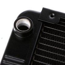 240mm 알루미늄 컴퓨터 라디에이터 워터 쿨러 18 튜브 C 방열판 교환기, 한개옵션0