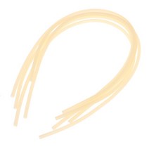 5개/몫 자전거 타이어 밸브 코어 호스 작은 고무 밴드 영국 탄성 베이지 튜브 액세서리, 01 White