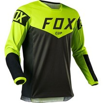 다운힐 저지 폭스 컵 산악 자전거 MTB 셔츠 오프로드 DH 오토바이 모토 크로스 스포츠웨어 레이싱 사이클링 의류 2021