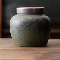 도자기 유골함 항아리 유골 세라믹 장례식 유품 화장, S green+as picture