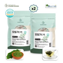 모링가차 티백 인도 모링가 잎 100% 차 티 50개입, 2팩, 2개