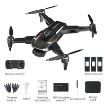 드론 열화상 카메라 2km gps dron drone 4k profesional drones with camera hd 8k quadcopter 광학 흐름 장애물 회피 원격, 배터리 3개