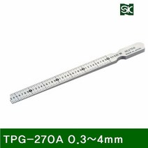 MDG7913 테이퍼게이지 TPG-270A 0.3-4mm 160x11 (1EA) 게이지/측정공구/계측기